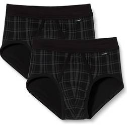 Schiesser Original Classics Sport Briefs 2-pack - Black