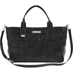 River Island Chunky Weave Tote Bag - Black