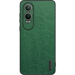 Eiderwood OnePlus Nord CE4 Lite 5G Läderklädd Plast Skal Trä Textur Grön