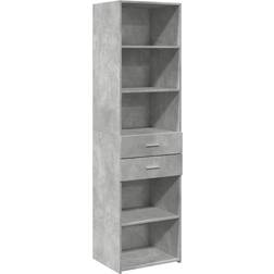 vidaXL 3281458 Concrete Grey Aparador 50x185cm