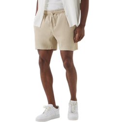 boohooMAN Drawstring Shorts - Stone