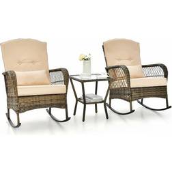 Costway PE-Rattan-Stühle & Lounge-Set