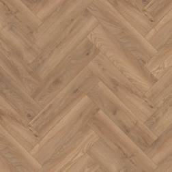 Wickes Olney Light Oak Herringbone 8mm Laminate Flooring 0.87m2 Light oak