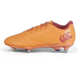 Canterbury Phoenix Genesis Team Soft Ground Rugby Boots - Orange/Yellow