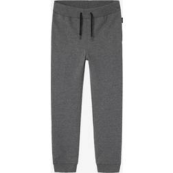 Name It Børstede Sweatbukser - Dark Grey Melange (13153665)