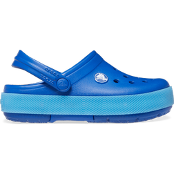 Crocs Toddler Crocband Chevron Lights Clog - Blue Bolt/Venetian Blue