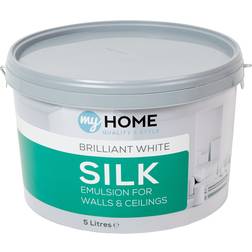 my home Silk Emulsion Wall Paint White