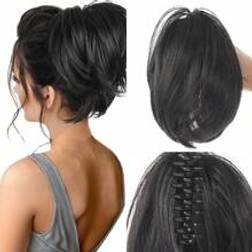 Shein Synthetic Curly Hair Bun Chignon Messy Elastic Band Grasping