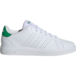 adidas Junior Advantage Base 2.0 - Cloud White/Cloud White/Green