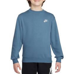 Nike Older Kid'Sportswear Club Fleece Sweatshirt - Aegean Storm/White (FD3006-429)