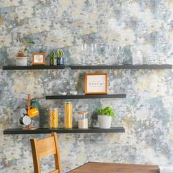 Harbour Housewares Modern Floating Wall Shelf
