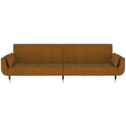 vidaXL 337590 Brown Sofa 220cm 2 Seater