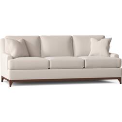 Wayfair Custom Upholstery Madelyn Macc Vanilla Sofa 87" 3 Seater