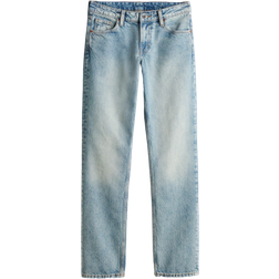 H&M Straight Low Jeans - Denim Blue