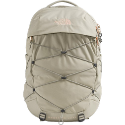 The North Face Women’s Borealis Luxe Backpack - Clay Grey/Burnt Coral Metallic