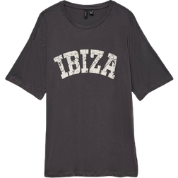 Vero Moda Lisa T-shirt - Grey/Asphalt