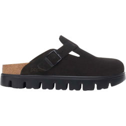 Birkenstock Boston Chunky Suede Leather - Black