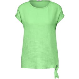 Cecil Women's Muslin Blouse - Matcha Lime