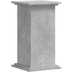 vidaXL Plantestativ 33x33x60 cm Konstrueret Træ Betongrå Planteopsats