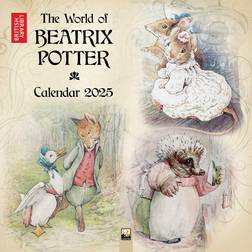 Flame Tree Publishing British Library Beatrix Potter Wall Calendar 2025