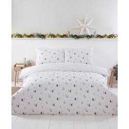 The Range Winter Forest Duvet Cover White