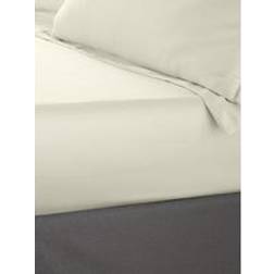 Catherine Lansfield Silky Soft Satin Fitted Bed Sheet Gold, Beige