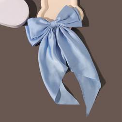 Shein 1pc Satin Silk Bowknot Hair Clip, Everyday Wear Hair Accessory Valentine's Day Valentines Hair Accessories For Women Claw Clips Hair Claws Hair Barrettes