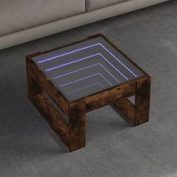 vidaXL 847627 Smoked Oak Soffbord 50x53cm
