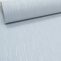 Grandeco Plain light grey crystal metallic silver glitter thick textured vinyl wallpaper
