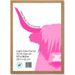 Wee Blue Coo Single Picture Light Oak 45.5cm Photo Frame
