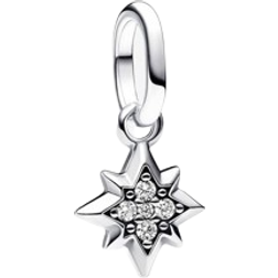 Pandora ME Star Mini Dangle Charm - Silver/Black/Transparent