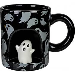 Horror-Shop Halloween Mug With Mini Ghost Mug 35cl