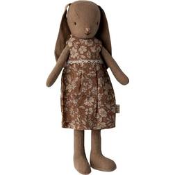 Maileg Bunny Size 4 Brown Dress 24cm