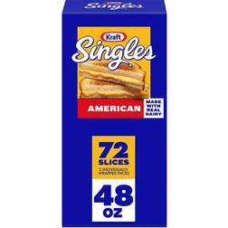 Kraft Singles American Cheese Slices 48oz 72