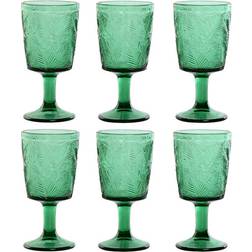 Home ESPRIT Green Crystal Drink Glass 28.5cl 6pcs