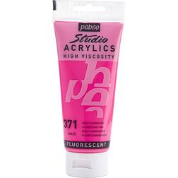 Pebeo Studio Acrylic Paint Fluorescent Pink 100ml