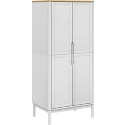 vidaXL Floro White Kleiderschrank 77x171cm