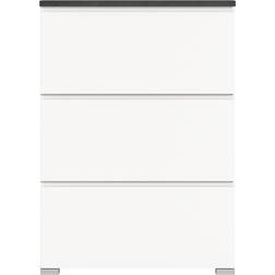 Hioshop Shoelove 3 Flaps White/Grey Skostativ 95x130cm
