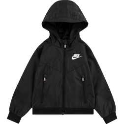 Nike Big Kid's Sportswear Windrunner Full Zip Jacket - Black (86C663-023)