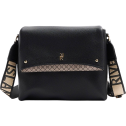 River Island Fold Over Cross Body Bag - Black