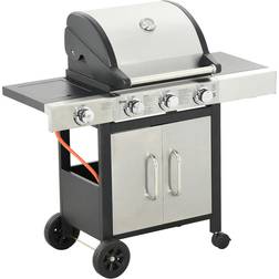 OutSunny 3 Plus 1 Burner Barbecue
