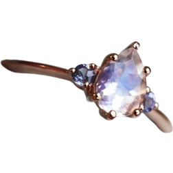 Capucinne Misella Tanzanite Ring - God/Moonstone