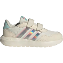 Adidas Kid's Run 60s - Off White/Off White/Semi Flash Aqua