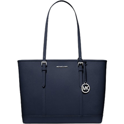 Michael Kors Jet Set Travel Large Saffiano Leather Tote Bag - Navy