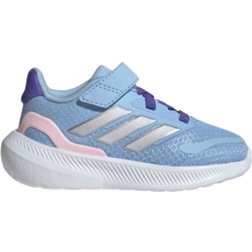 adidas Infant Runfalcon 5 - Glow Blue/Silver Metallic/Clear Pink