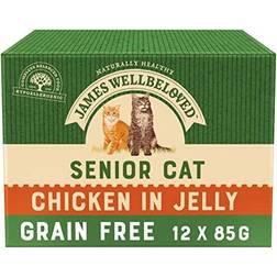 James Wellbeloved Senior Chicken in Jelly Cat Food