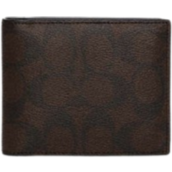 Coach Outlet 3 In 1 Wallet In Signature Canvas - Mahogany Multi