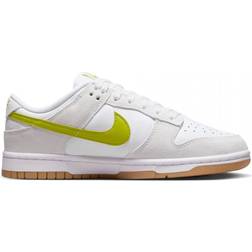 Nike Dunk Low W - White/Gum Yellow/Bright Cactus