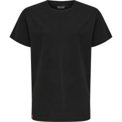 Hummel Kid's Red Basic S/S T-shirt - Black