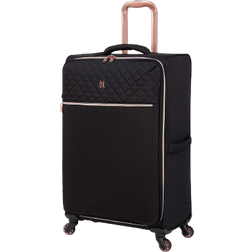 IT Luggage Divinity Soft Shell Suitcase 71cm - Black
